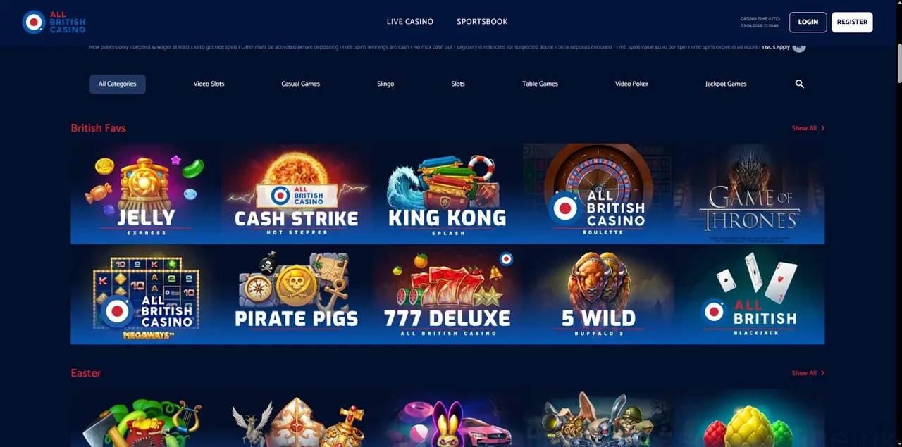 Allbritish Casino Casino